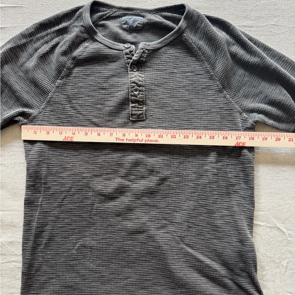 Lucky Brand Brown Long Sleeve Henley - Picture 5 of 8